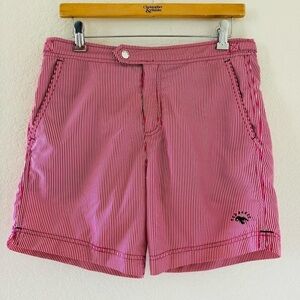 Ted Baker London Striped Swim Shorts